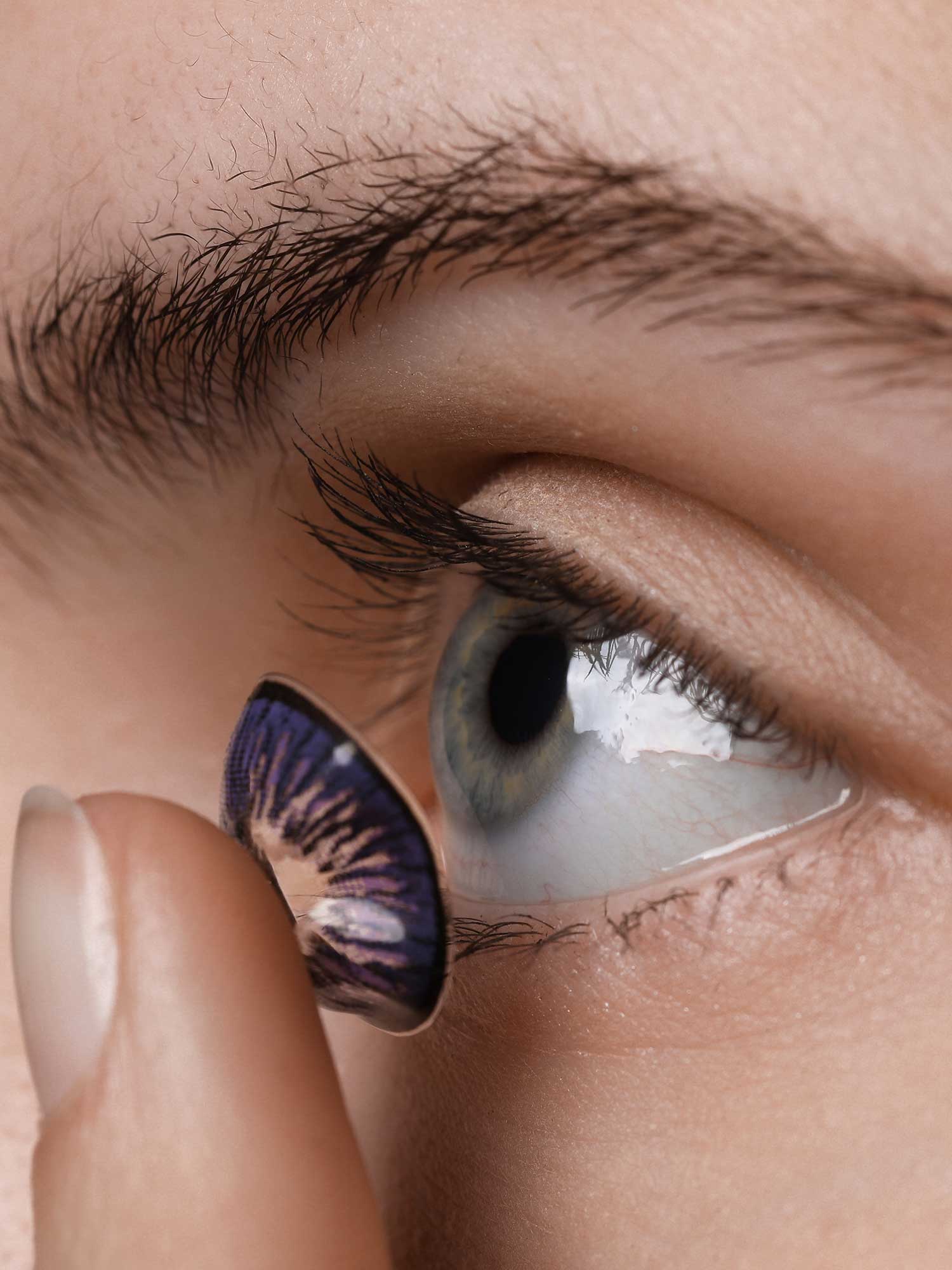 lenti a contatto cosmetiche cambio colore ottica sipario alba