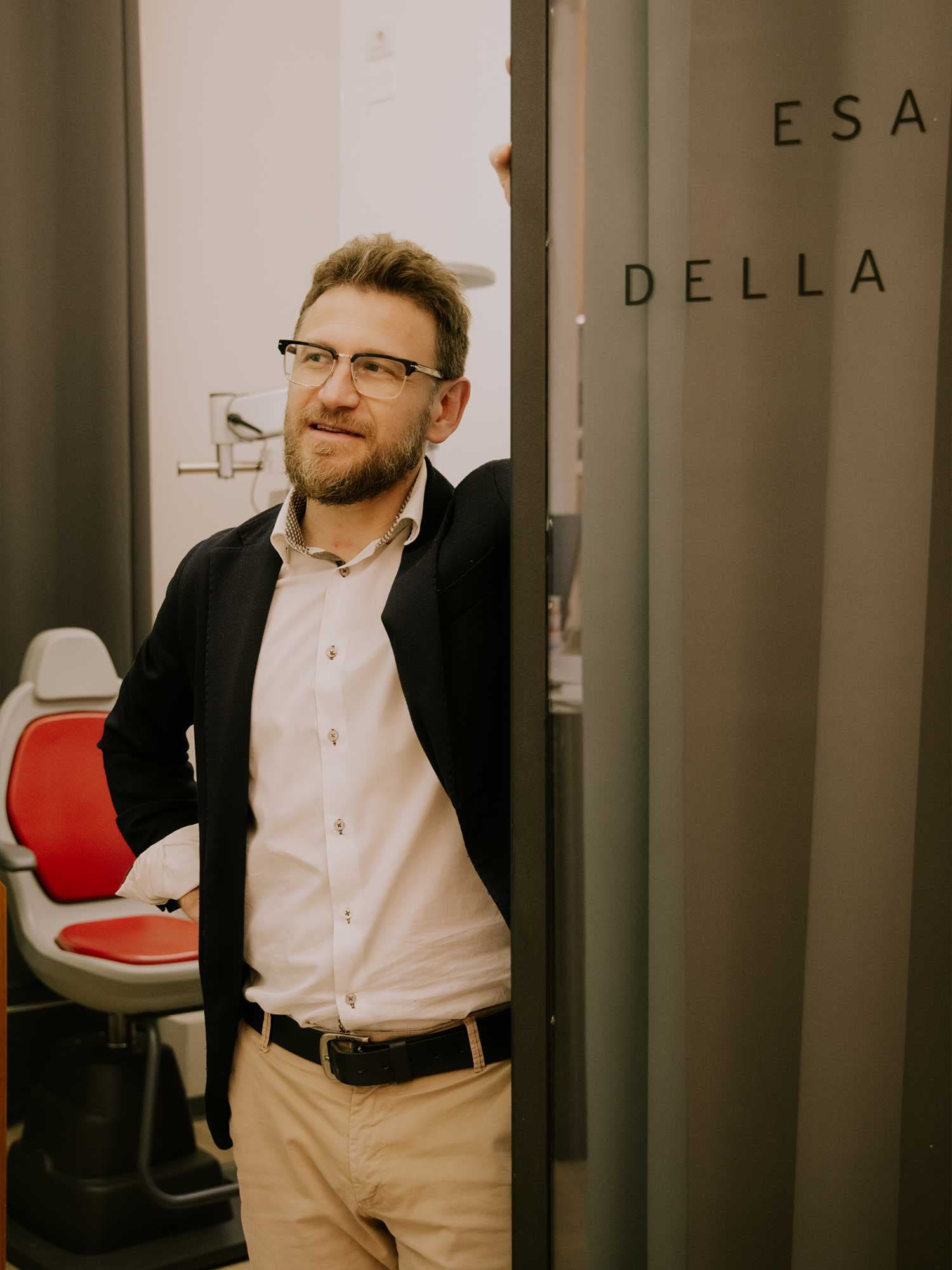 Andrea Borgogno ottico founder ottica sipario alba