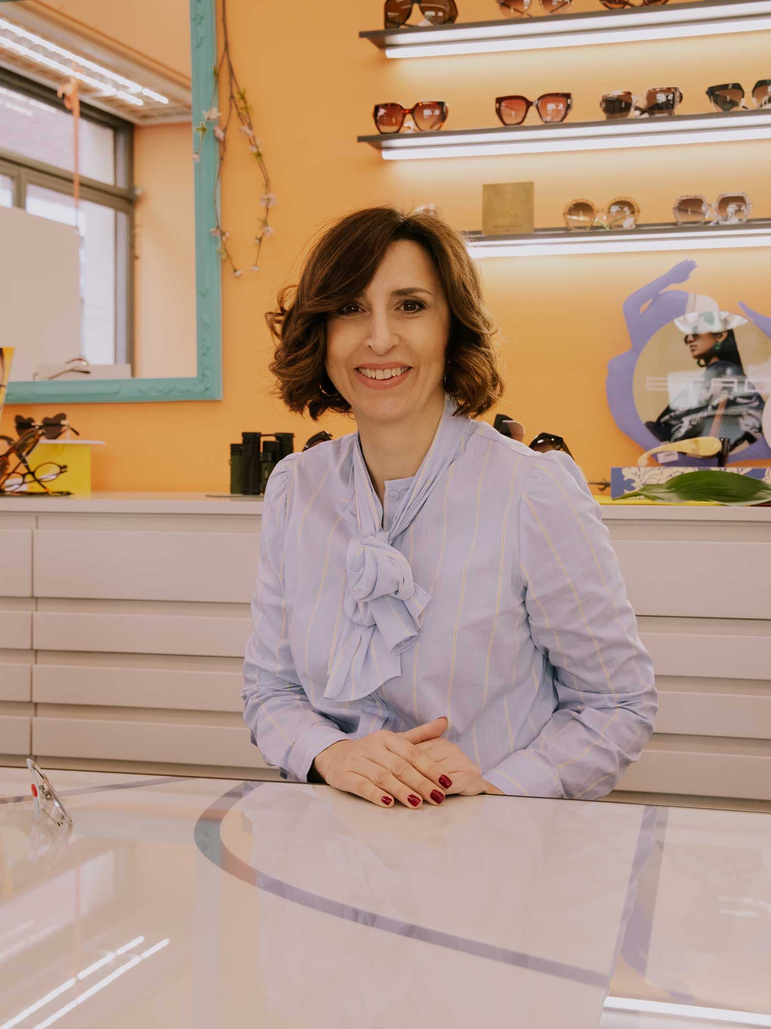 Simona Borgogno founder ottica sipario alba